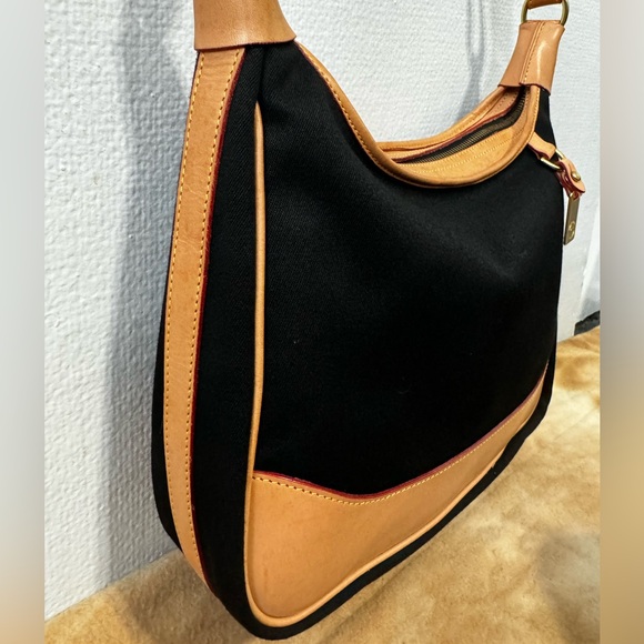 Dooney & Bourke Black Leather Large Shoulder Bag - Picture 6 of 13